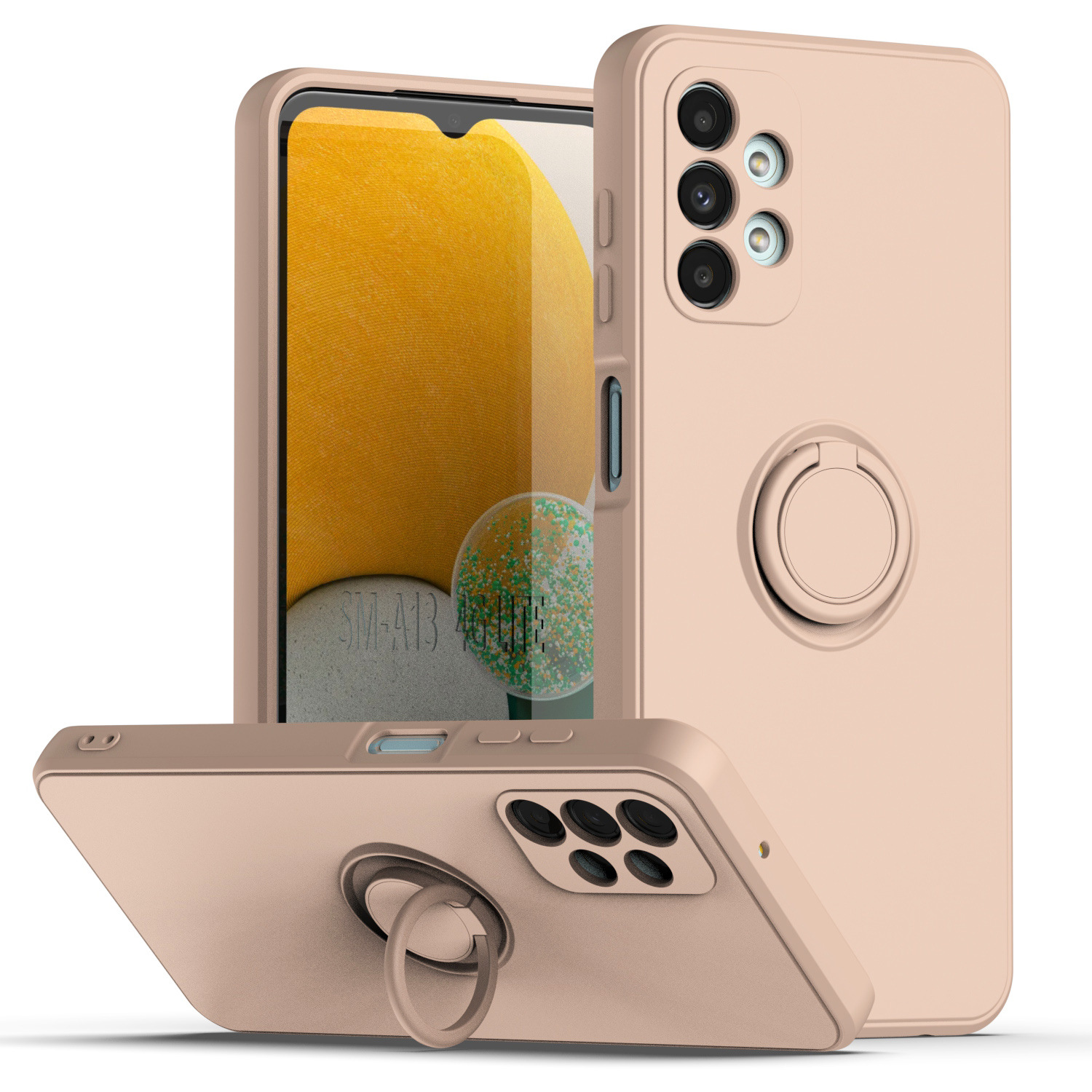Funda para teléfono móvil Samsung A57, soporte líquido para A56, soporte magnético para coche A22, soporte de anillo A72, funda protectora suave A06 para A54