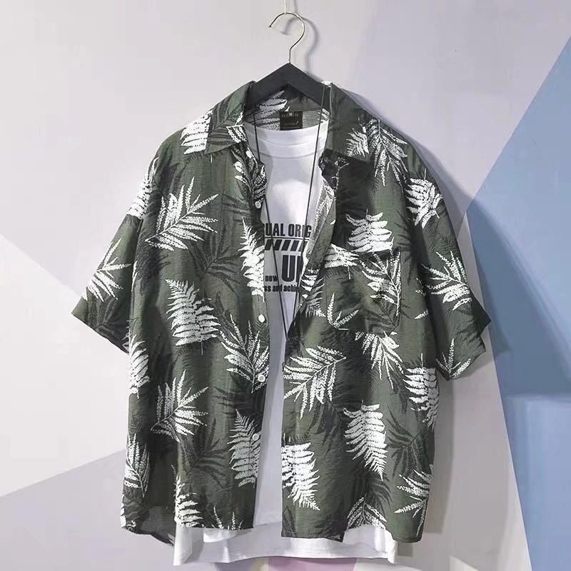 106 녹색 잎 꽃 # 카키