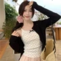 蕾丝修身外穿小众吊带