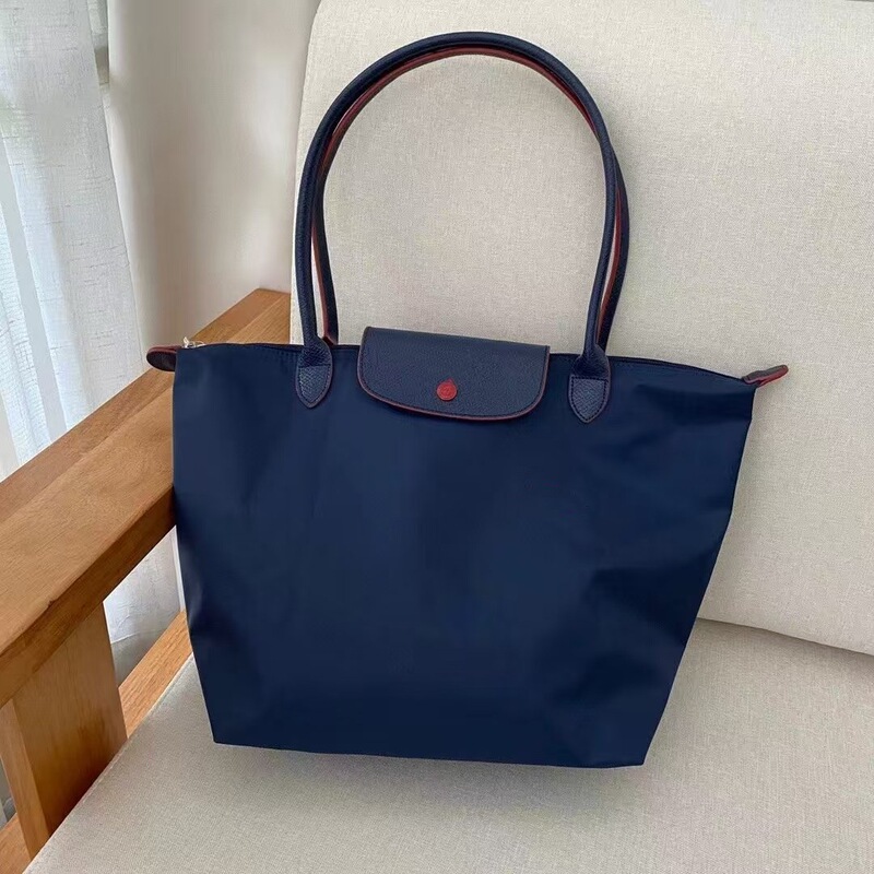 フランス龍包70周年刺繍餃子包片肩包手提げ特包ナイロン包折り畳み女包|undefined