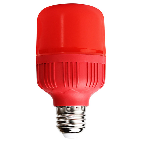 Glowing Orange Festival Celebration Red LED Bulb Red Lantern E27 Screw Base Ballast Lamp God of Wealth Lamp for Worship 5W 10W