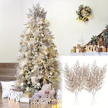 T 31624 Christmas Gold Pine Needle Decorations ʥ������װ��