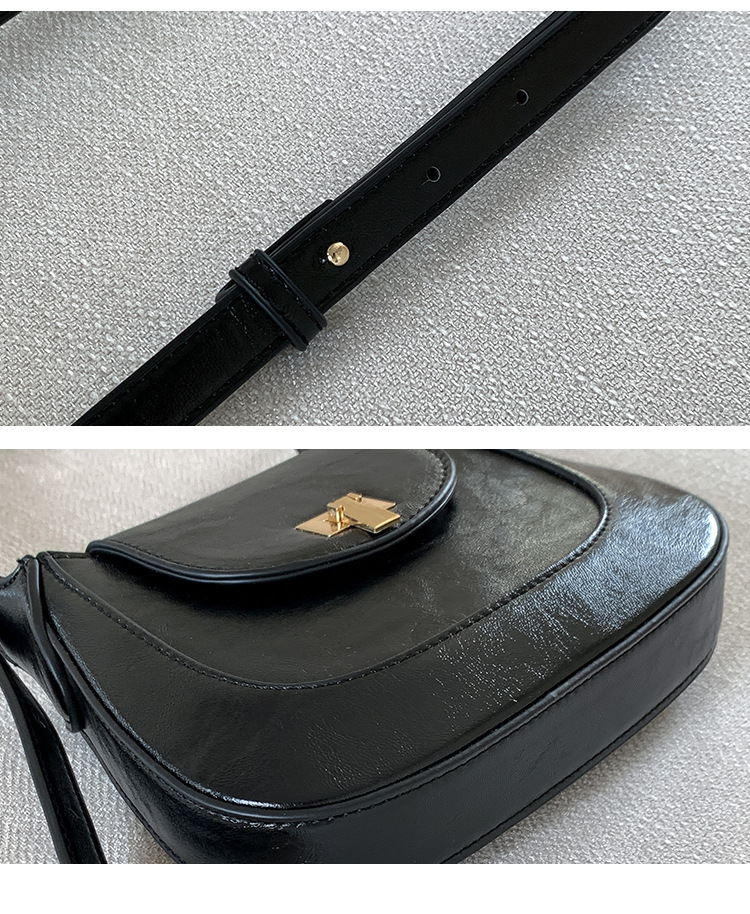 Version coréenne de la coque portable Meilad pour filles, housse à rabat avec boucle de niche, sac à bandoulière léger, sac à bandoulière en PU_voghion.com