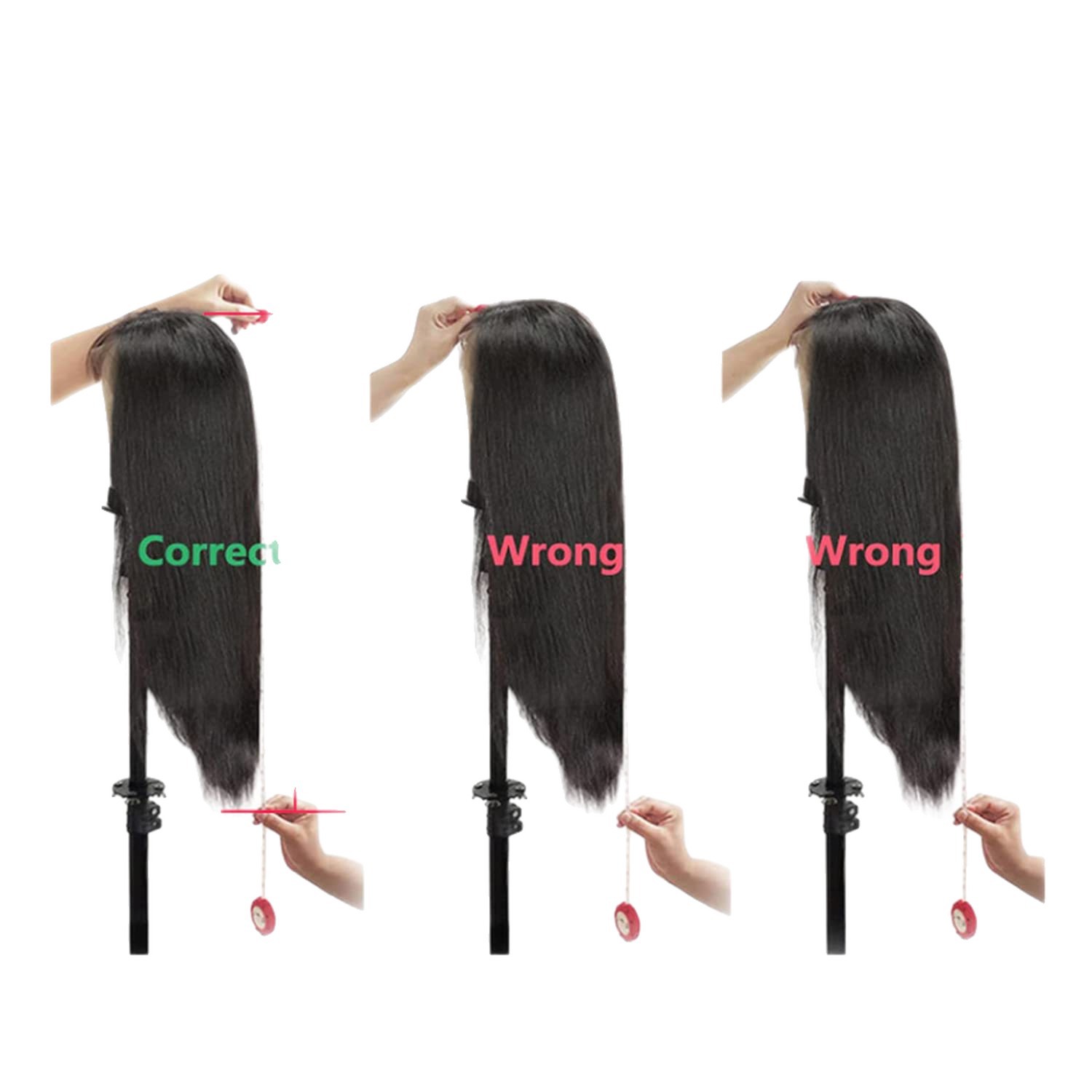 Amazon Hot 13x4 encaje fibra química pelucas de cabello negro largo recto cabello largo recto cubierta de seda de alta temperatura