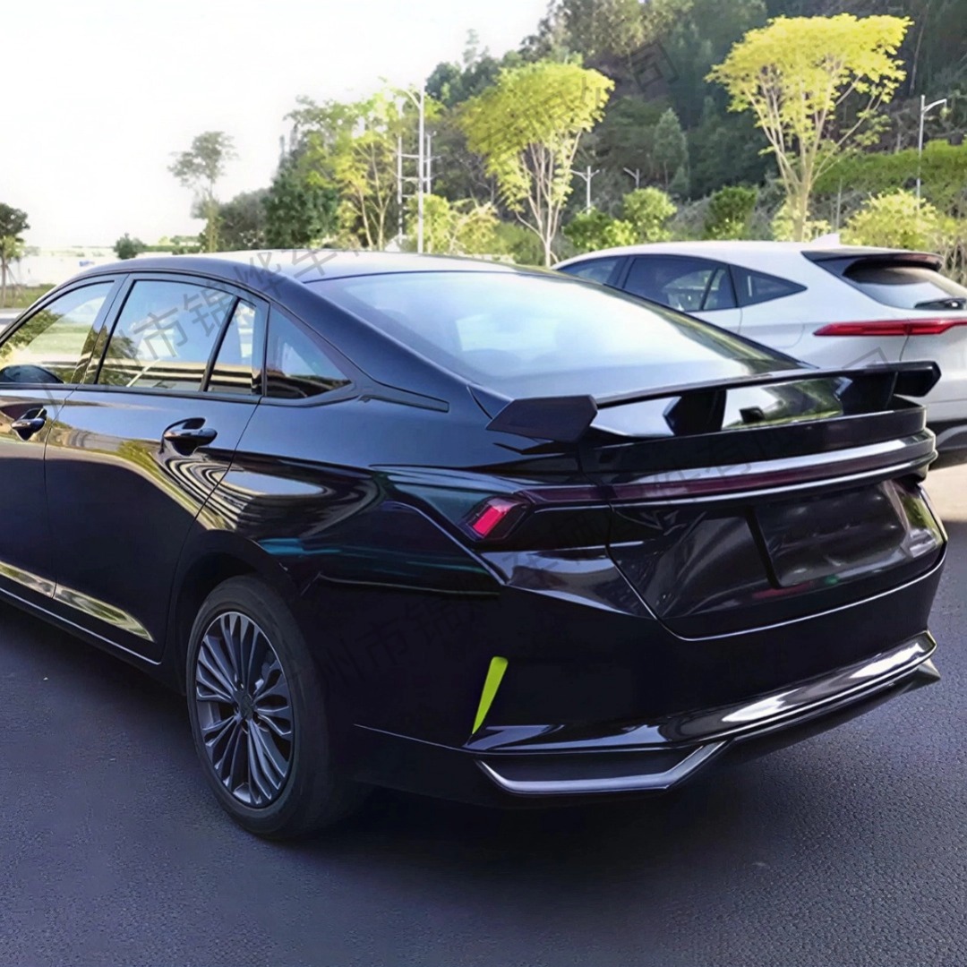 Universal Sedan Rear Wing Pro Style Abs Material Perforated Installation Rear Spoiler Wind Wing Decorative Accessory