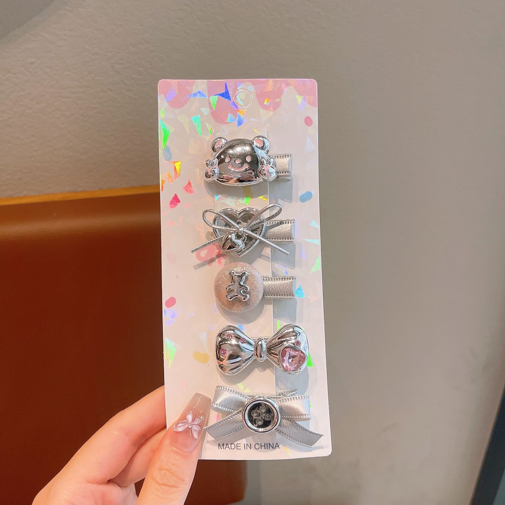Nuevas tarjetas de cabello para niños dibujos animados clip para el cabello para mujeres adorables para el cabello para niñas pequeñas tarjetas de cabeza ventiladas clip de boca de pato