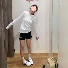 白色内搭打底衫长袖女春秋修身圆领正肩白t恤上衣紧身开春季穿搭