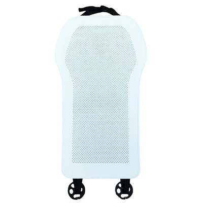 Seat cushion, seat cover | ultra-thin breathable seat pad - white-cushion-perforated-lychee-leather