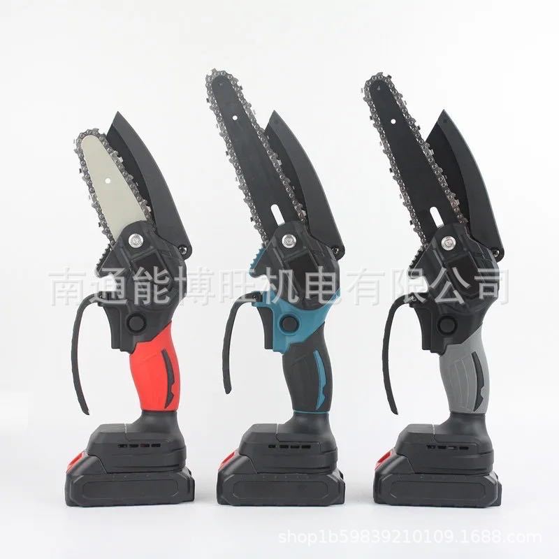 Venta al por mayor transfronteriza cuatro o seis pulgadas cadena eléctrica de mano Sierra eléctrica de mano Mini Sierra de comercio exterior de tala poda