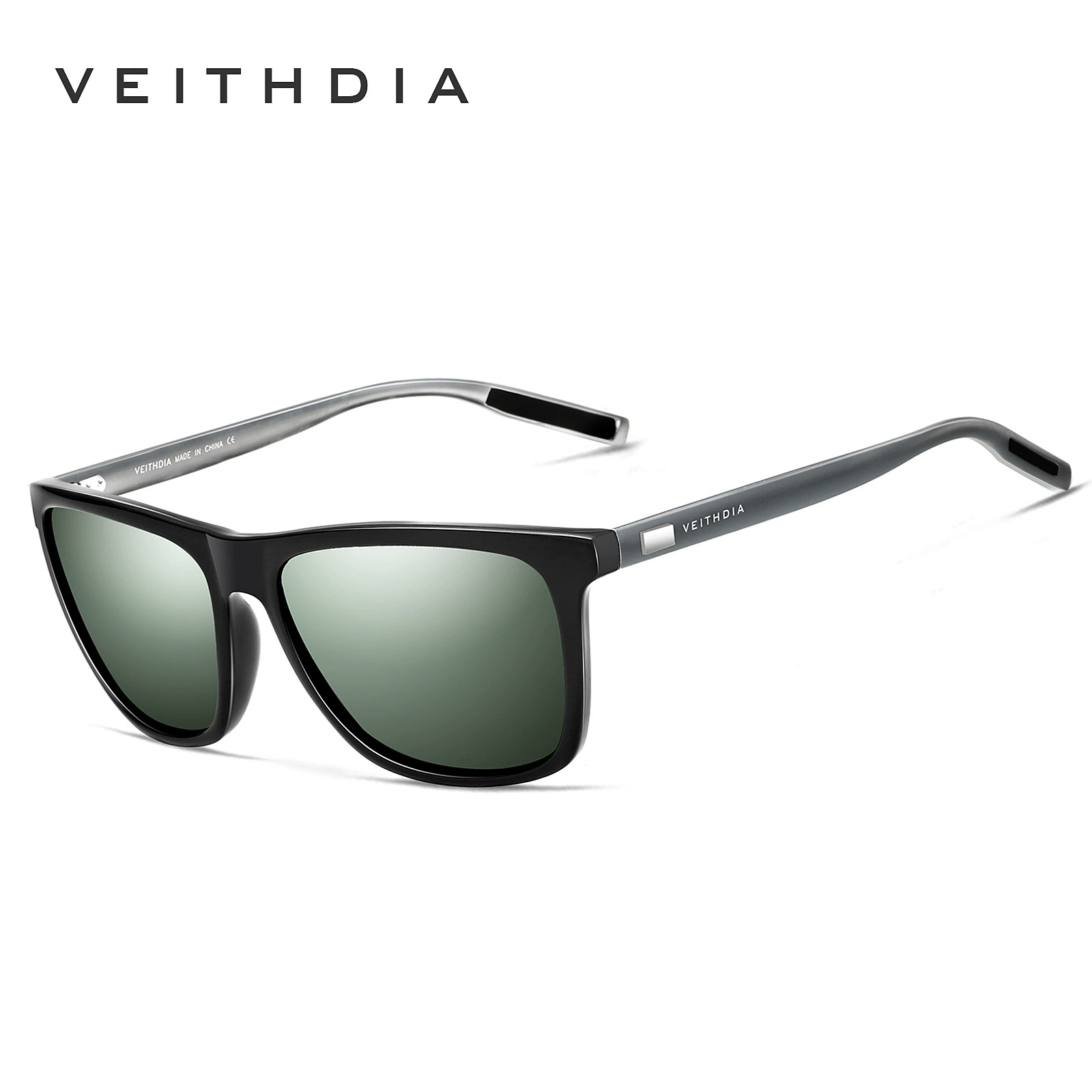 Sunglasses (VEITHDIA) Square Frame, Unisex, UV Protection, Multiple Frame & Lens Options