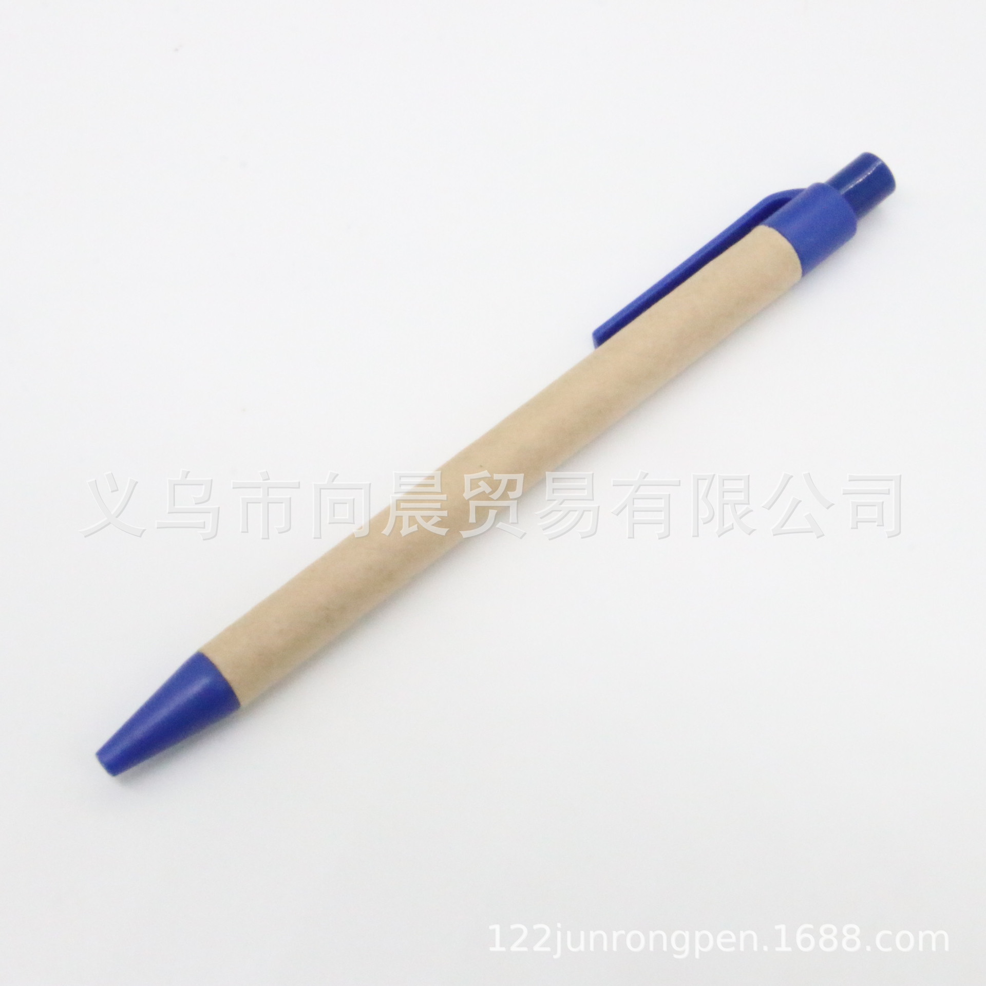 Bolígrafo de tubo de papel pluma de aceite medio bolígrafo degradable bolígrafo promoción publicitaria bolígrafo pluma de plástico