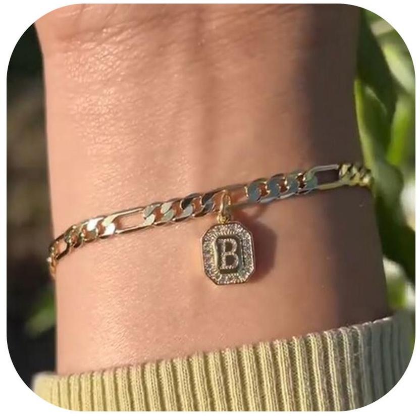 Retro design creative bracelet with letters