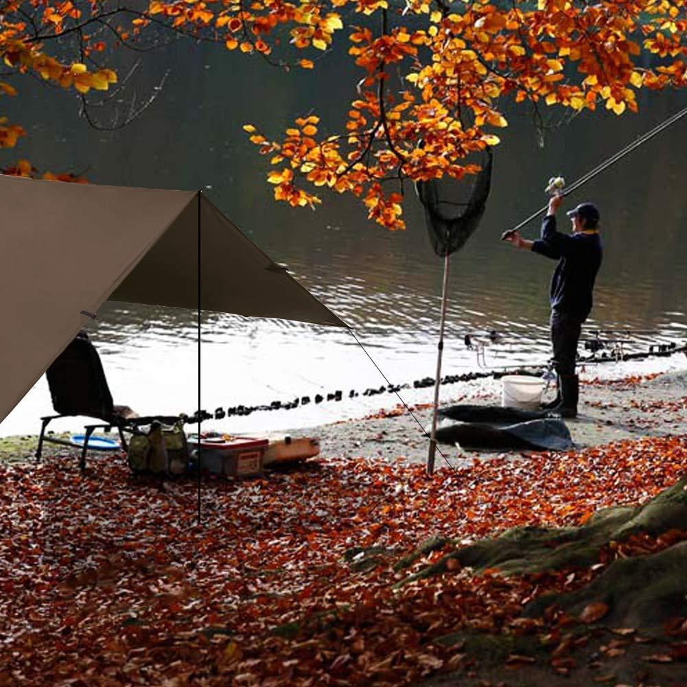(Cross-border trading), travel handheld waterproof windproof canopy for camping, simple tent 4