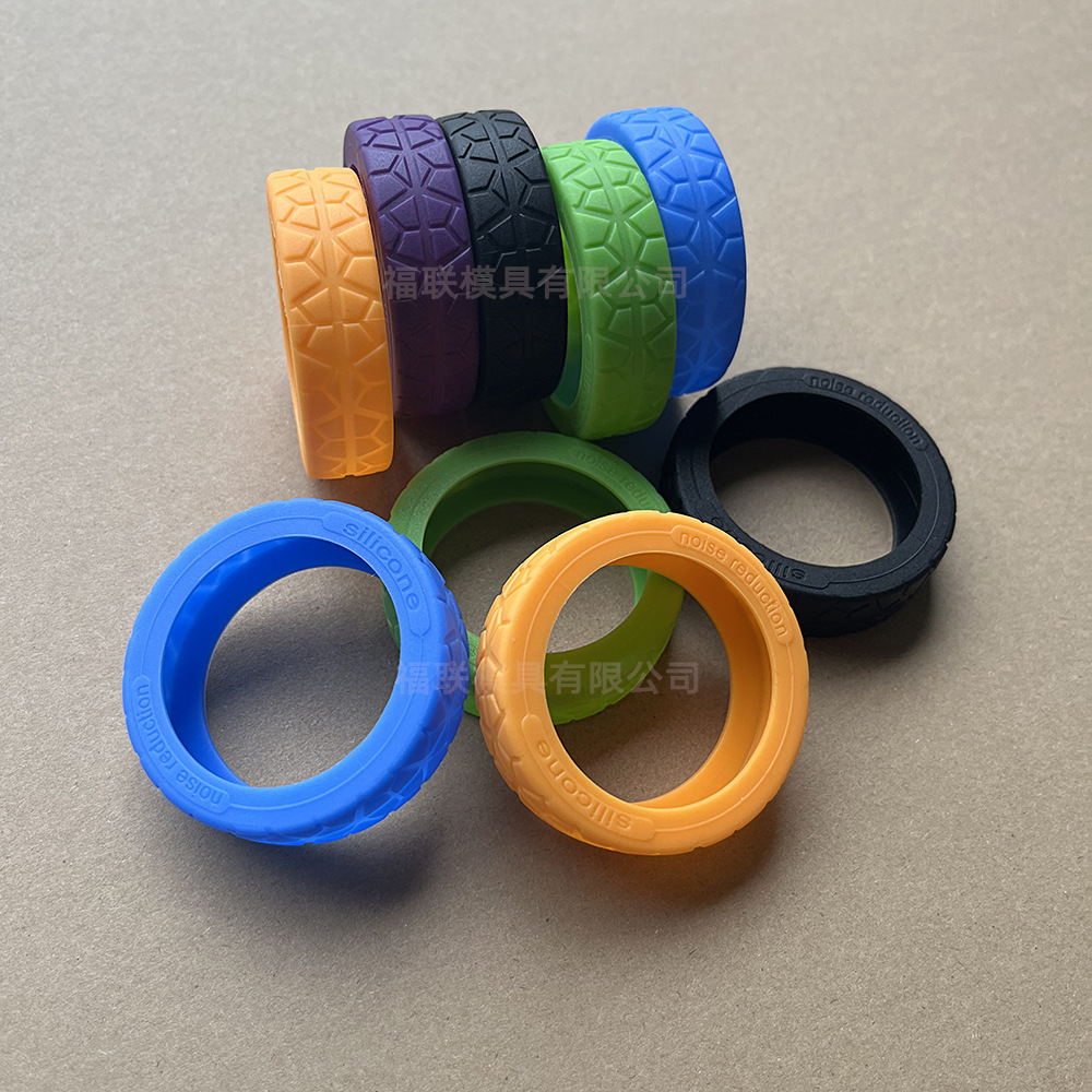 Caster zapatos equipaje rueda cubierta protectora rueda universal rueda de goma anti-ruido desgaste almohadilla de choque