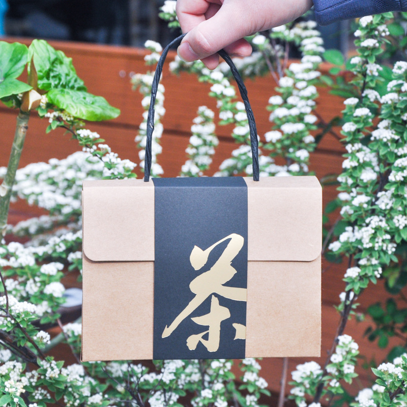 国风 茶道 手提盒 茶叶外包装盒子 茶叶包装盒
