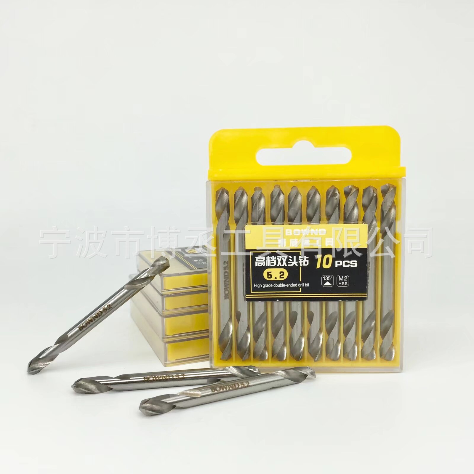 不锈钢专用双头麻花钻头 高速钢打孔钻金属木工转头钻头