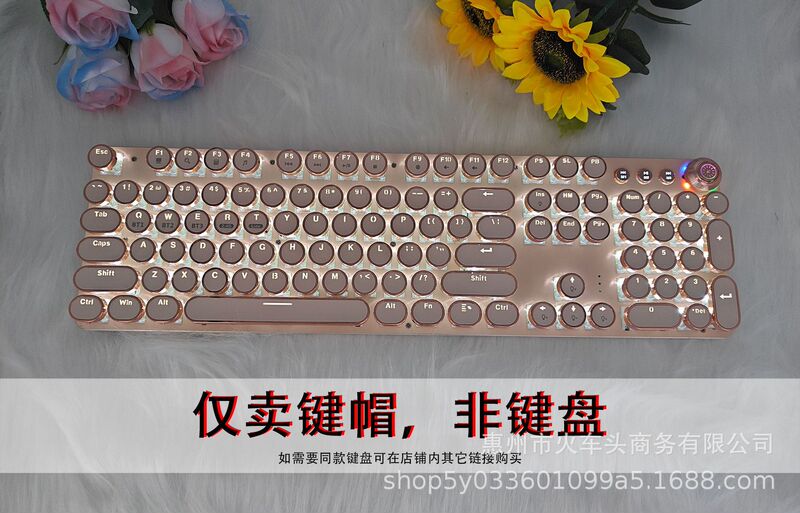パンクキーキャップ、フランス語、韓国語、ロシア語、スペイン語、タイ語、台湾語、表音語、メカニカルキーボード、ラウンドキーキャップ|undefined