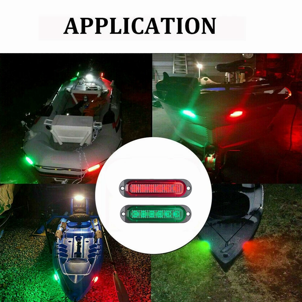 Морская яхта, LED навигационный свет, огни, 12V