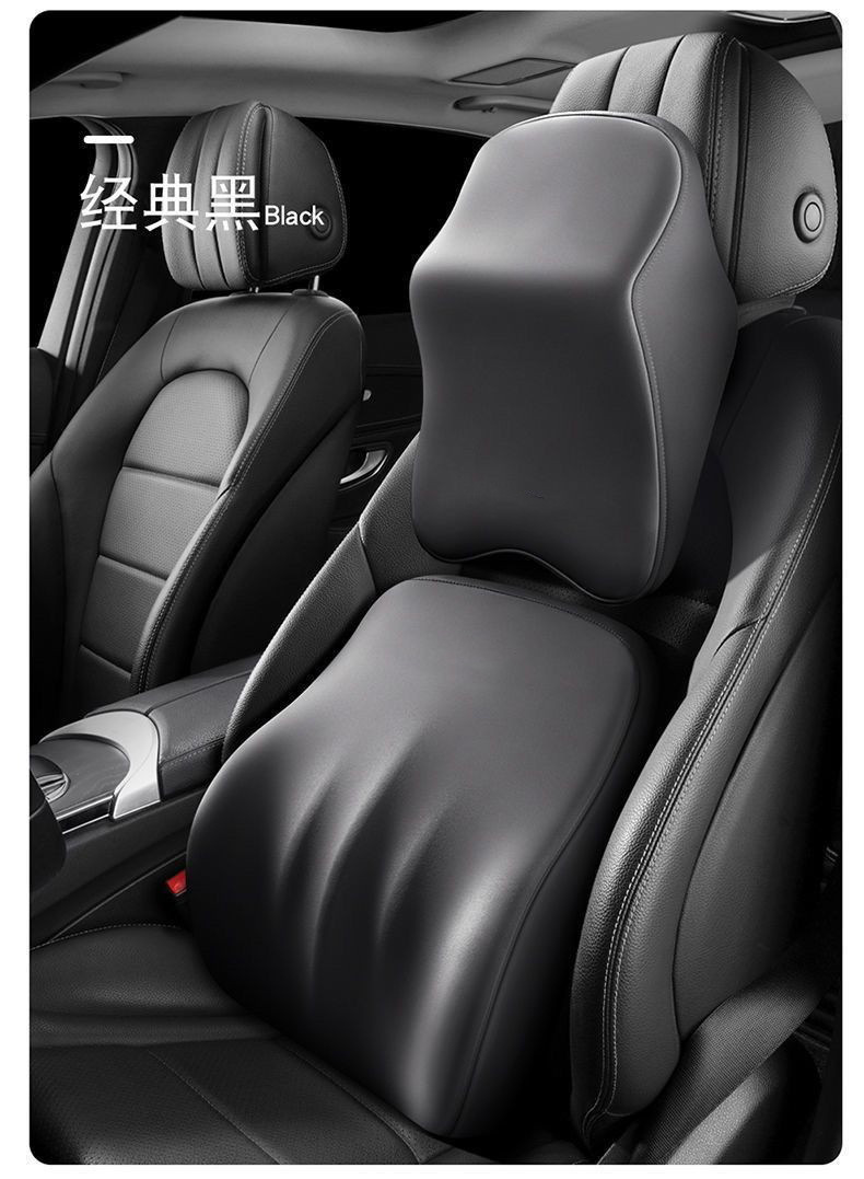 Wholesale Lumbar Support Headrest Car Neck Pillow Car Seat Cushion Memory Foam Slow Rebound Car Lumbar Support Pillow