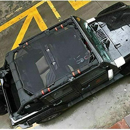 Jeep Wrangler 2007-2017 JK JKU üçün üst örtük günəşlik
