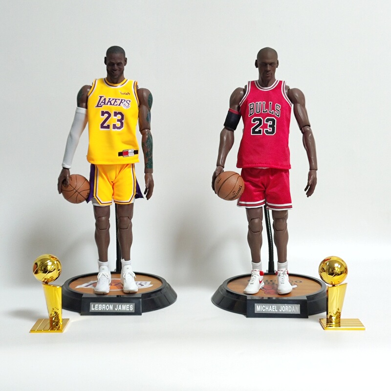 NBA Basketball Superstar Little Emperor James Michael Jordan 1/6 Joint Movable Man-made Model Ornaments NBA Basketball Superstar Little Emperor James Michael Jordan 1/6 Joint Movable Man-made Model Ornaments