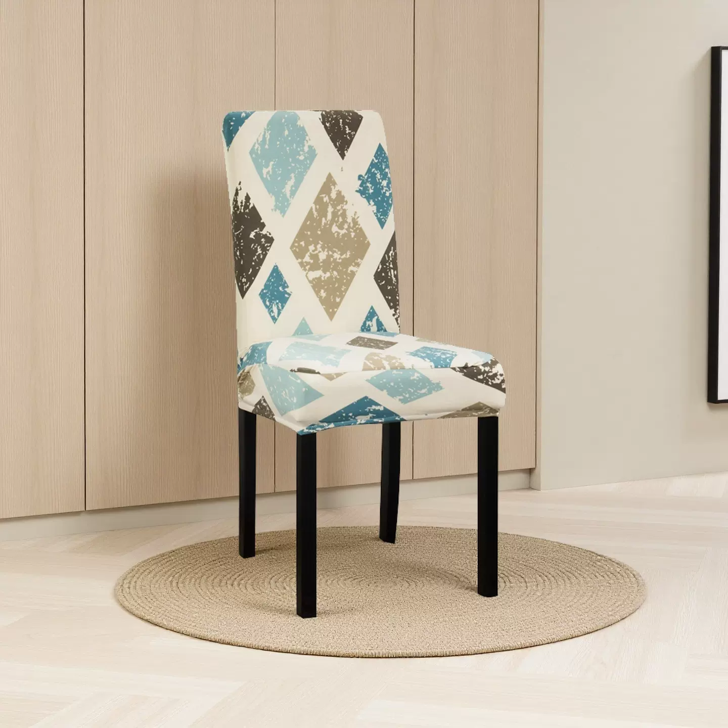 【跨境】可供弹力一体椅套 全包饭店用椅背套 椅子套简约餐椅套