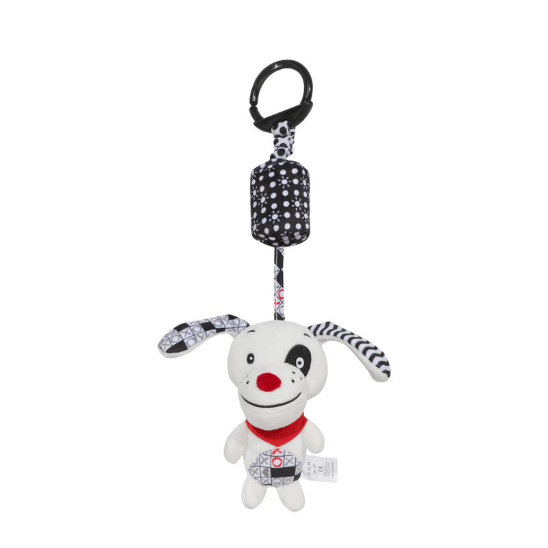 Bebé blanco y negro carillones de viento cochecito de bebé colgante Kaola elefante colgante coche cama campana fábrica al por mayor en stock venta al por mayor