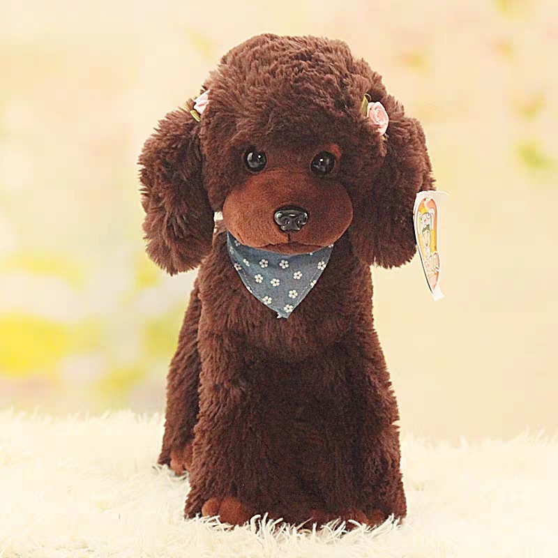 模擬犬テディ犬人形プードルぬいぐるみ人形犬女の子誕生日ギフト人形|undefined