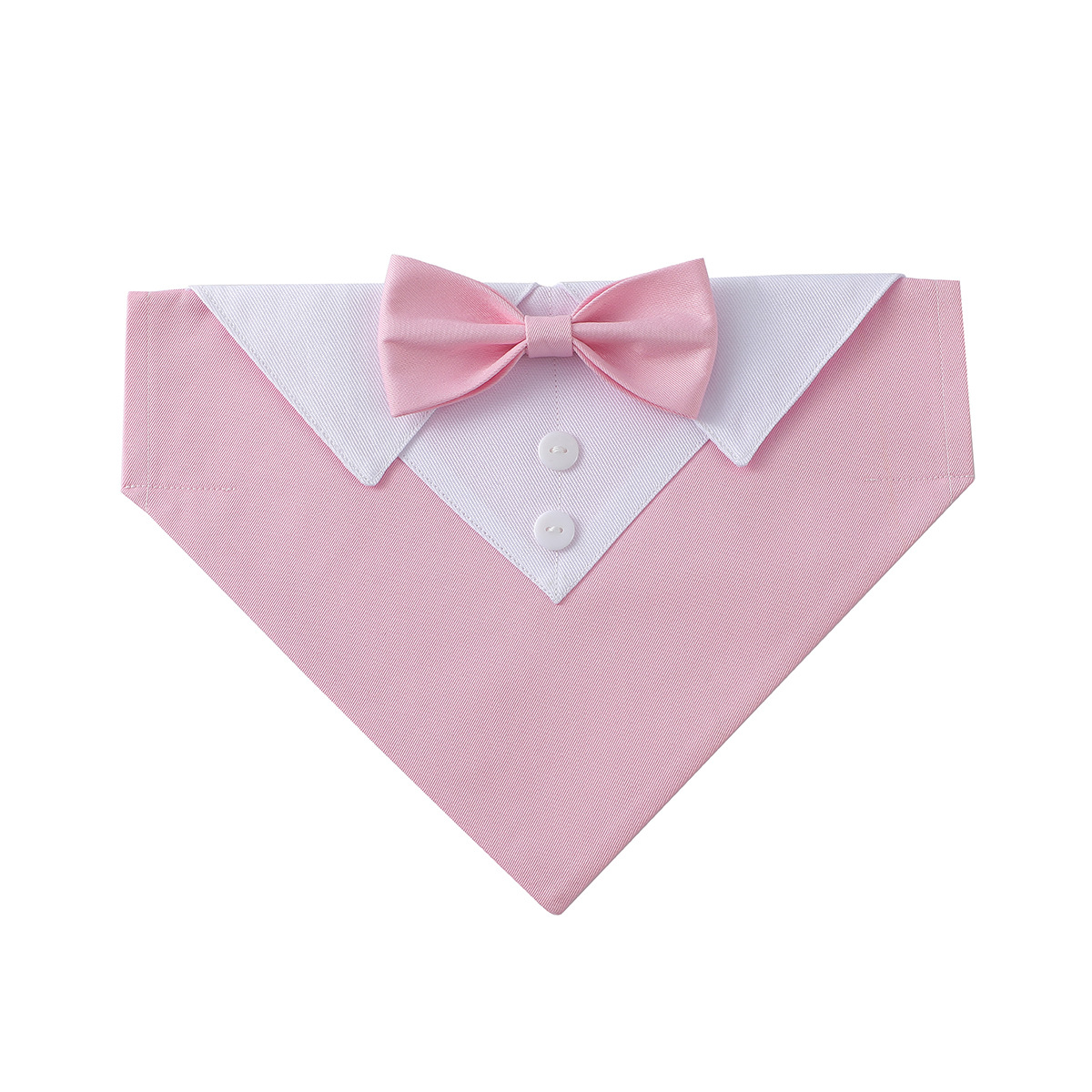 TANPOPO nuevo producto transfronterizo perro grande estilo británico traje de boda collar de perro toalla de saliva para mascotas toalla triangular de perro