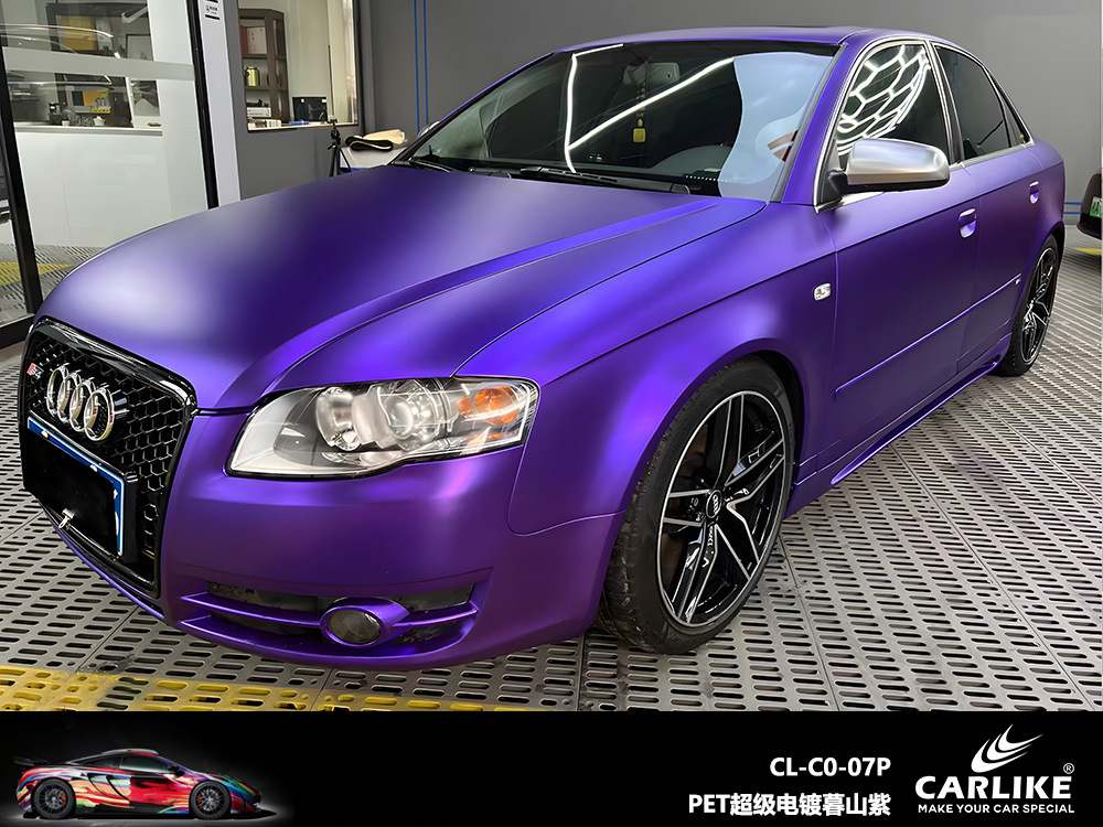 Carlake Super galvanoplastia película de cambio de color de automóviles Romani película de cuerpo mate rojo Alexander Silver pegatinas de automóviles