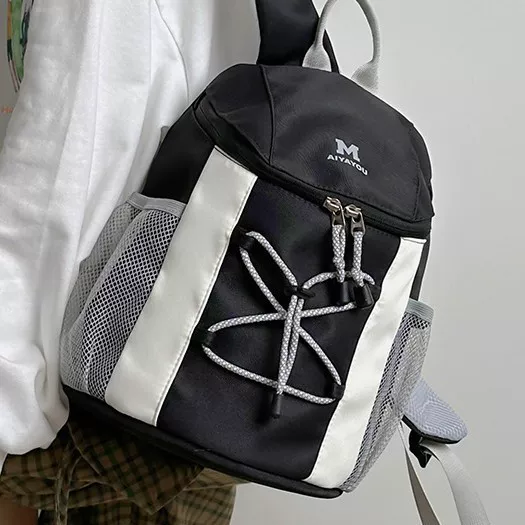 Small design belt, ultra light universal backpack to go out, drawstring, simple and elegant design