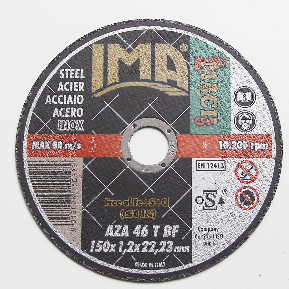 意大利进口砂轮片150*1.0*22角磨机超薄型切割片核电检修150*1.2