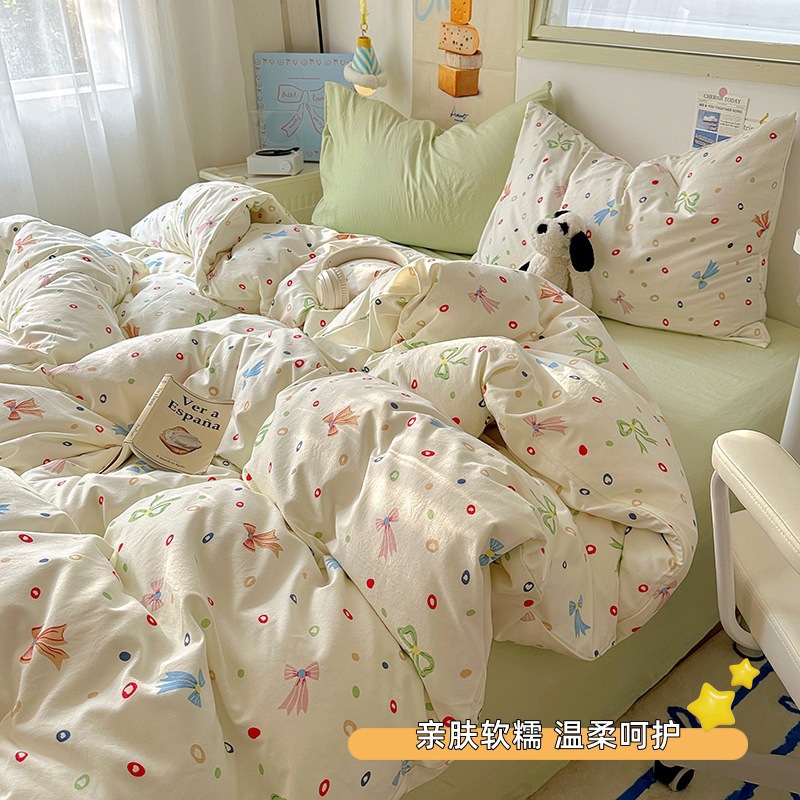 나비넥타이 [워시드 코튼은 부드럽고 왁시하여 알몸으로 잘 수 있음]