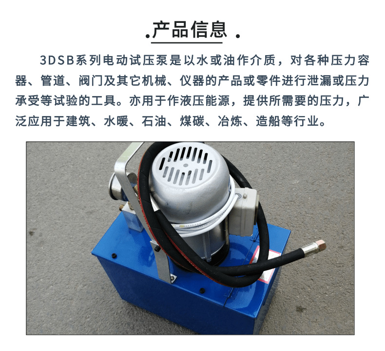不带电话电动试压泵5