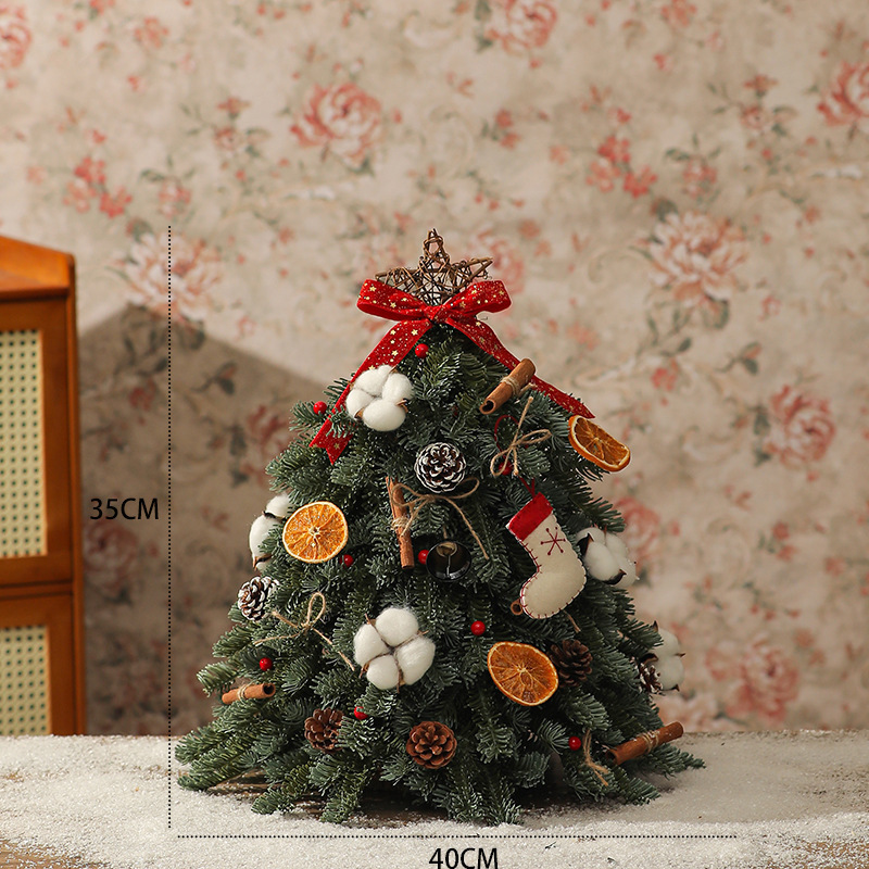 クロスボーダー特別なクリスマスツリーノベルソンホームオーナメントリビングルームdiyクリスマスデコレーション小さなデスクトップシミュレーション|undefined