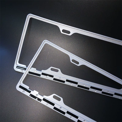 zinc alloy license plate frame Crystal: License plate holder/license plate holder