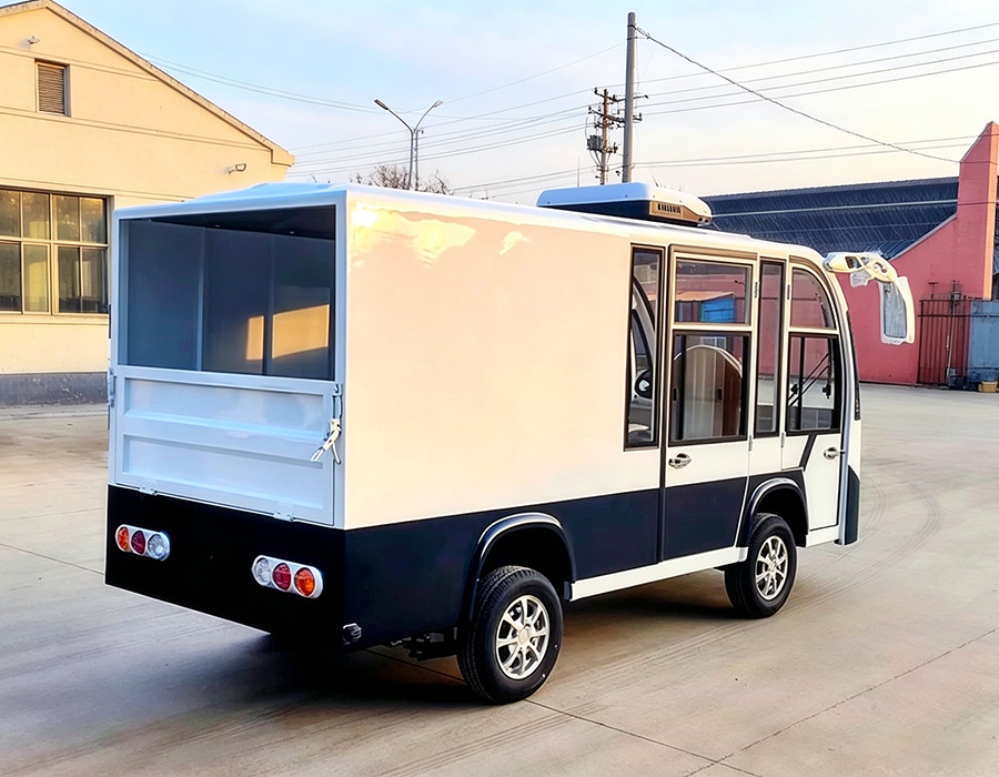 Electric Truck for Factory Grounds, Heavy-Duty Cargo Transport, Logistics, Security, Sanitation, Mini Electric Truck, Freight Vehicle