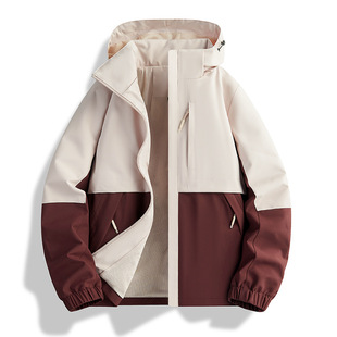 New autumn and winter assault clothing plus net single-stroke outdoor men's and women's sports leisure couples windproof waterproof coat cross-border