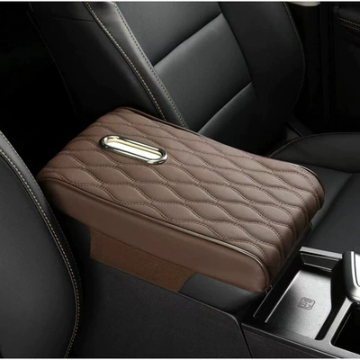 Armrest box pad Box Pad Central Control Multi-Functional - brown