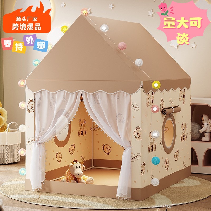 Casa de juguetes para niños, tiendas de campaña para niños, castillo de juguetes, casa de juguetes, mosquiteros, regalo de cumpleaños.