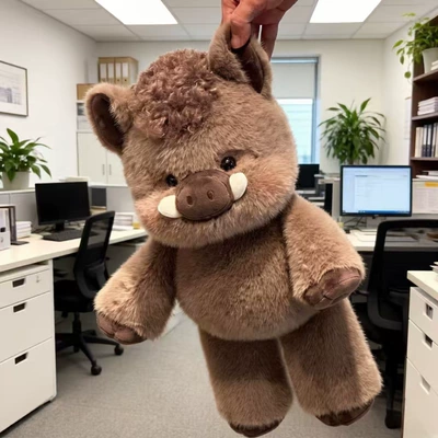 Oyuncaq yastıqlar: Plush Toy, Highland Calf - little-fragrant-pig-munchu-45cm028kg
