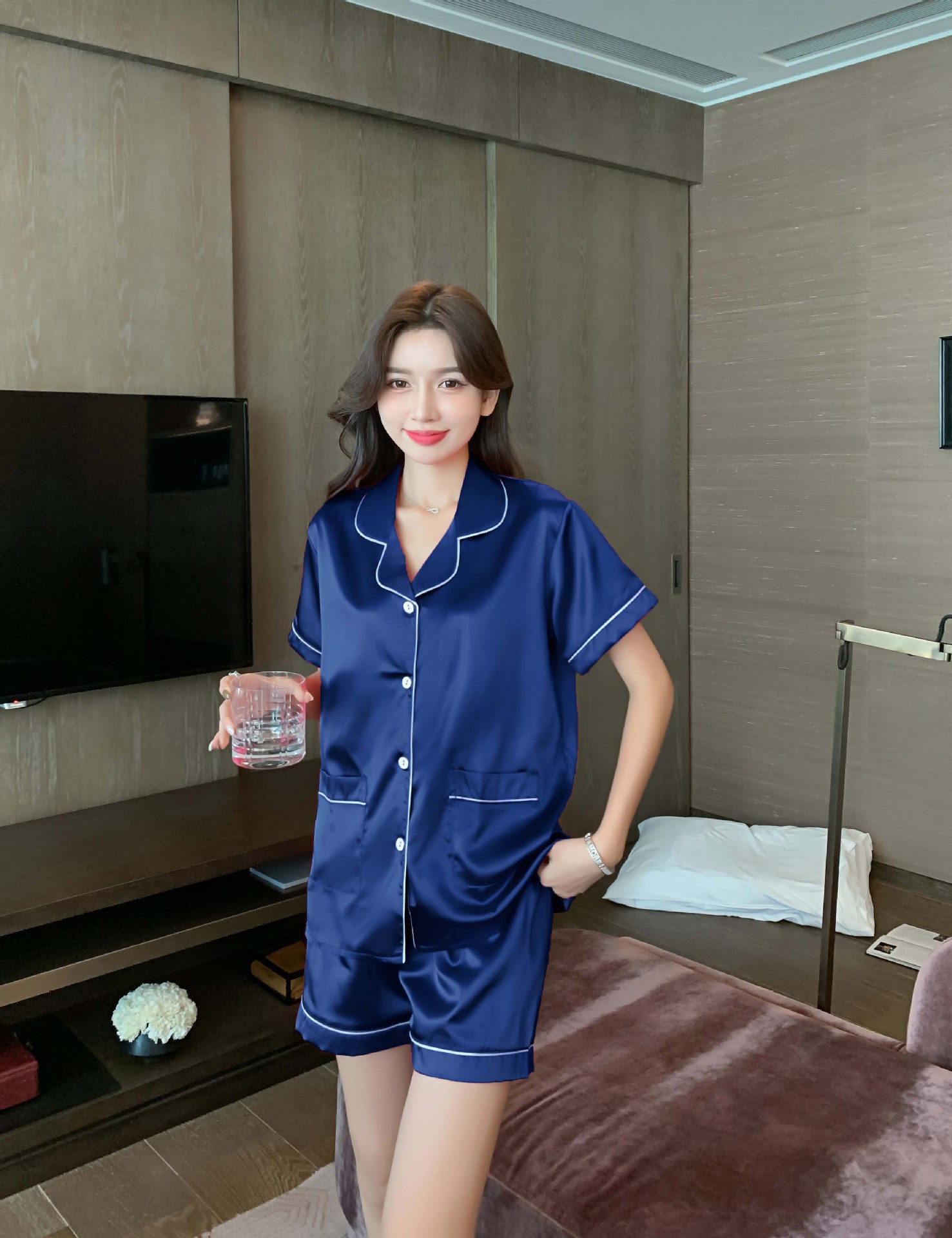 828 # 더블 포켓 블루