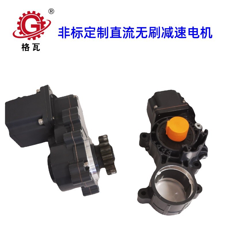 格瓦低高压直流无刷电机 自动开门道闸25W~750W无刷齿轮减速电机