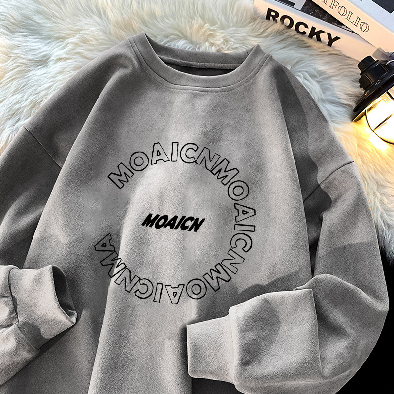 Замшевая толстовка Light Khaki [C509]