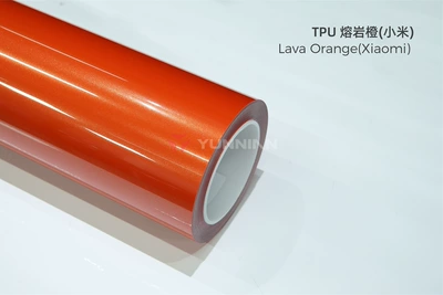 change film, original factory color car | Auto Color Change Film - tpu-lava-orange-15215m