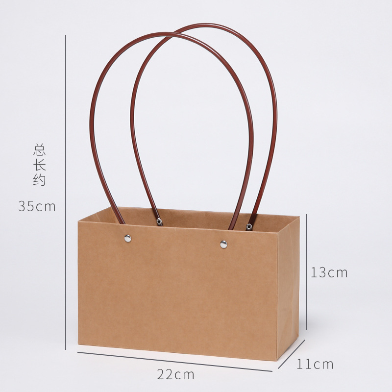 Bolsa de PVC transparente para arreglos florales del Día de la Diosa, bolsa impermeable para ramo de flores, caja de flores portátil, bolsa de embalaje para flores