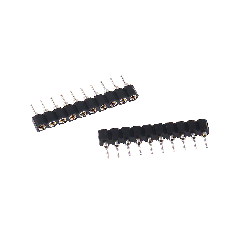2.54mm単列丸穴排母1*2/3/4/5/6/10/12/20/25/30/40p母座塑性高さ3mm