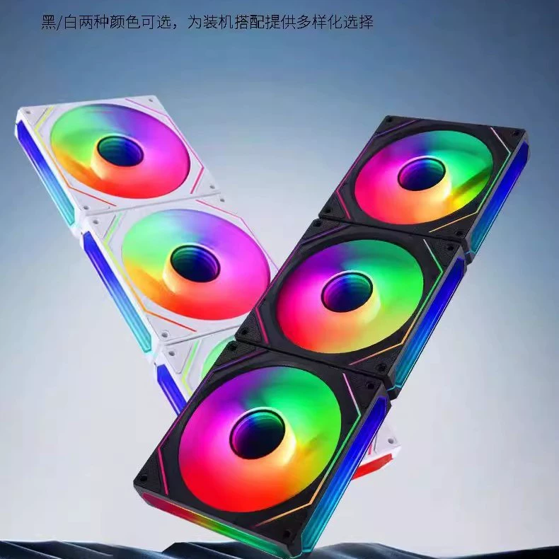 Корпусной вентилятор Prism 6PRO 12 см, трёхстороннее зеркало ARGB, фиксированная скорость (без управления температурой)