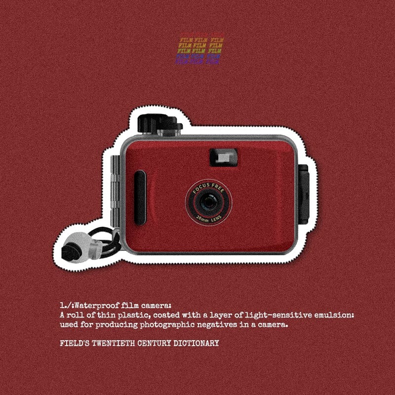 Retro Point-And-Shoot Camera Film Non-Polaroid Non-Disposable Film Camera Niche Birthday Gift for Friends and Students