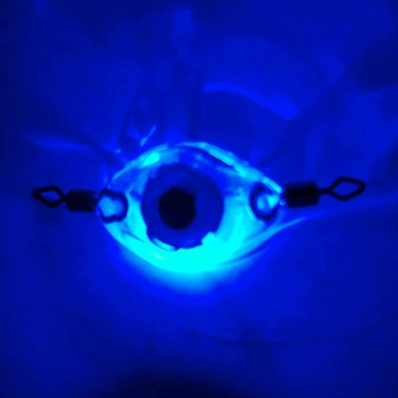 LED светодиодная приманка для рыбы, лампа, кнопочная батарейка, глазок, приманка, светодиодная электронная лампа, светится под водой, рыболовная лампа водонепроницаемая